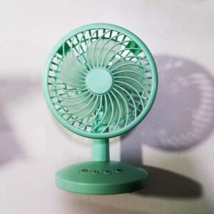 پنکه رومیزی پایه دار mini fan ZLM8803  فیروزه ای