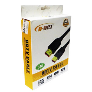 کابل 3 متری HDMI 4K PVC دی نت D-NET پک کارتنی