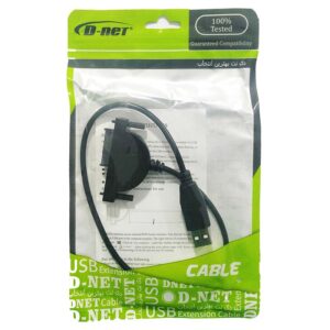 کابل تبدیل Sata دی وی دی رایتر لپ تاپ به USB دی نت D-NET