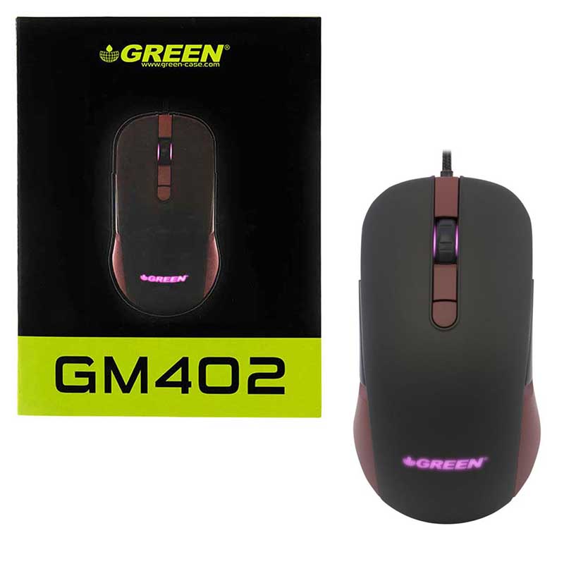 ماوس سیمی گرین Green GM402