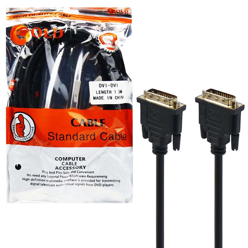 کابل 1.5 متری DVI جنس PVC اسکار گلد OSCAR GOLD