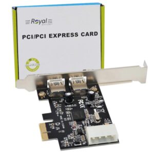 کارت 2 پورت USB3.0 رویال PCI Express Royal 2 Port