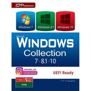 Windows Collection 7-8.1-10 64 bit uefi ready پرنیان