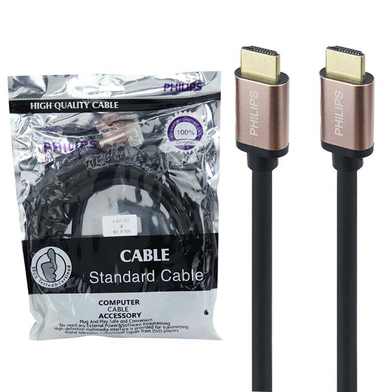 کابل 3 متری HDMI 4K 19+1 فیلیپس PHILIPS
