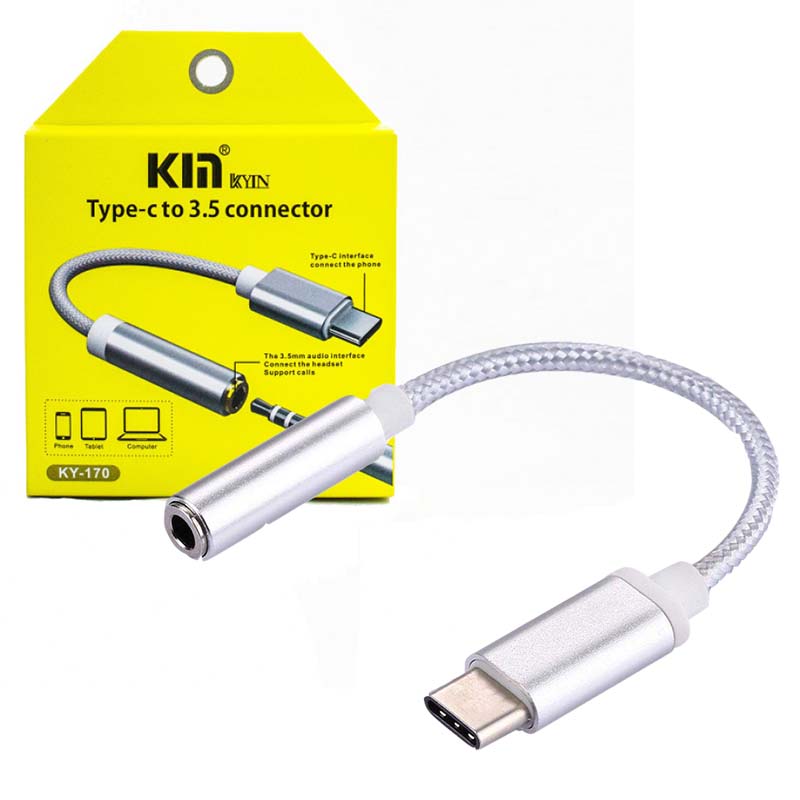 تبدیل Jack 3.5mm به Type-C کین KIN KY170