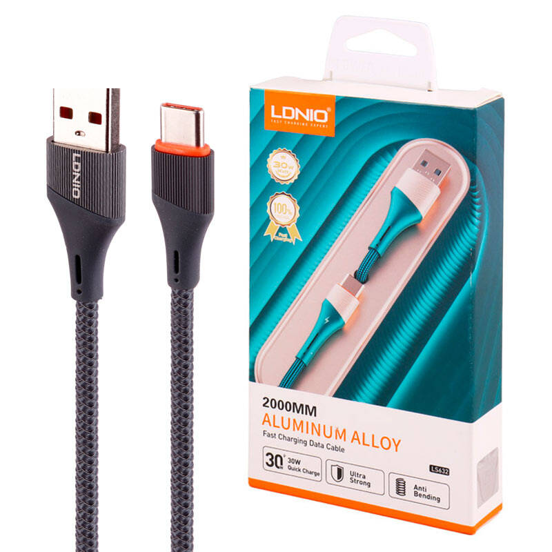 کابل شارژ Type-C طول 2 متری الدینیو LDNIO LS632