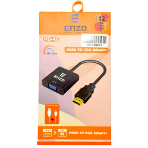 تبدیل HDMI To VGA +Audio + Power انزو ENZO HD-42