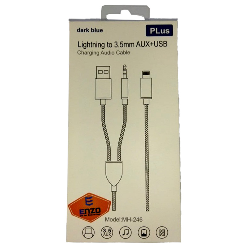 تبدیل  Iphone To Aux + USB MH-246