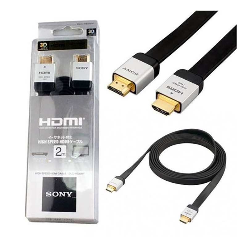 کابل 2 متری HDMI 4K فلت سونی Sony