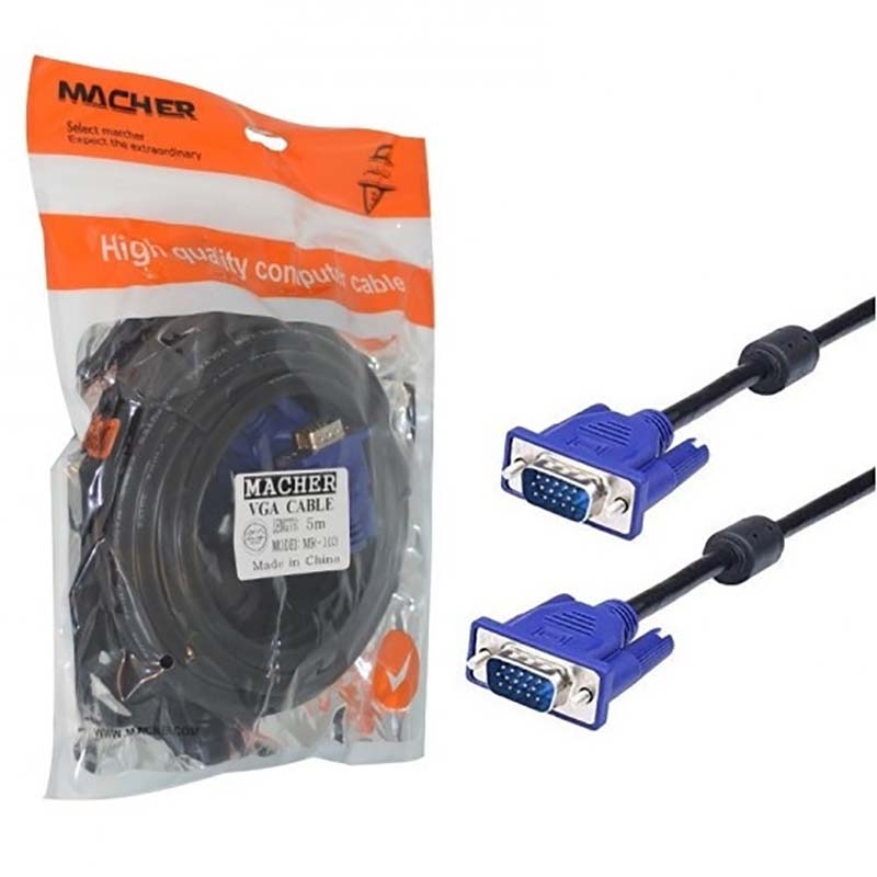 کابل 5 متری VGA مچر Macher MR-103