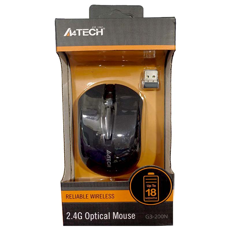 ماوس بی سیم طرح ایفورتک A4Tech G3-200N