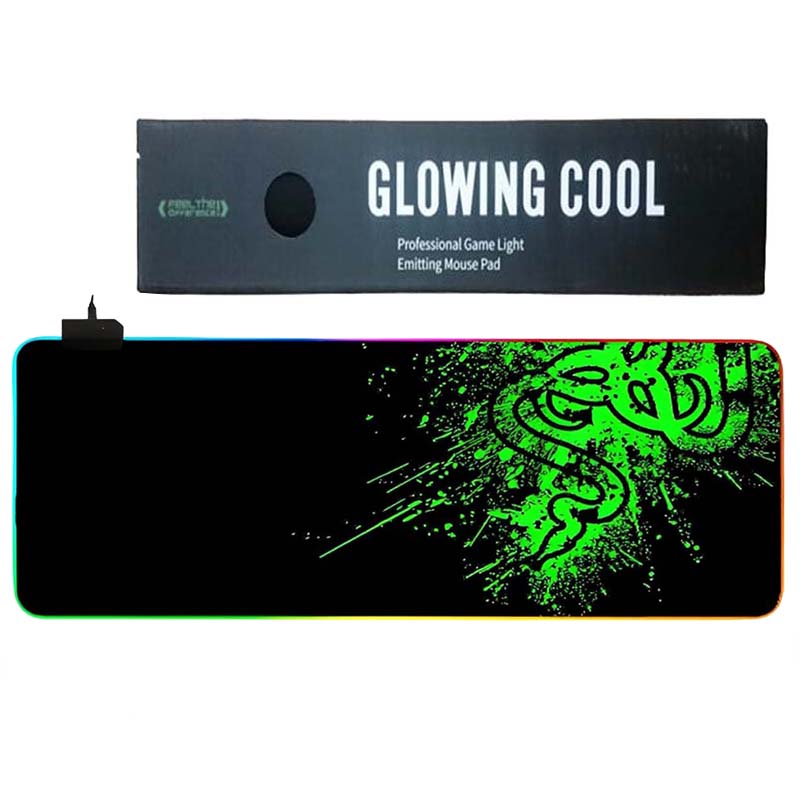 پد ماوس گیمینگ 30*70 RGB دار طرح ریزر Razer