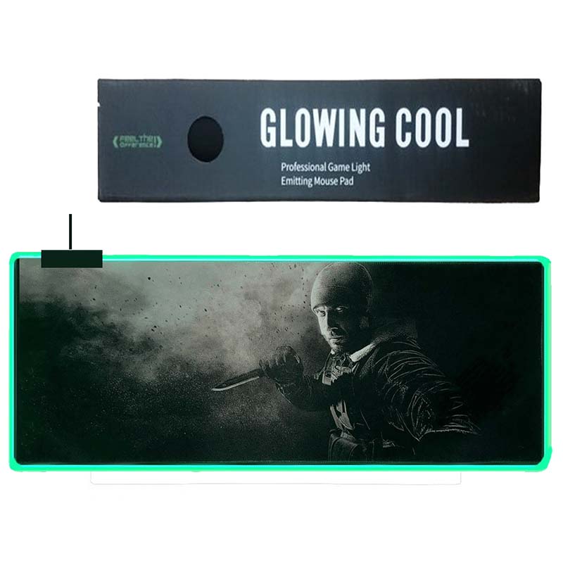 پد ماوس گیمینگ 30*80 RGB دار طرح CSGO