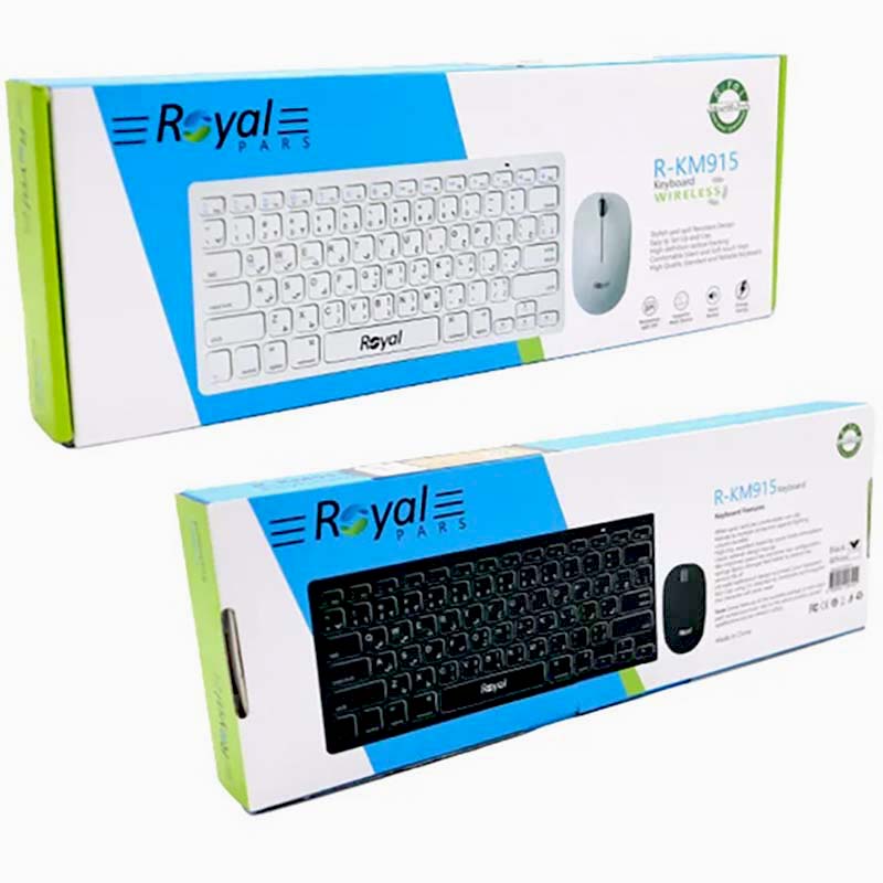 کیبورد و ماوس بی سیم مینی رویال Royal R-KM915