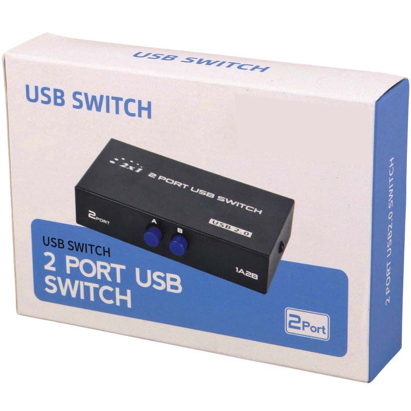 سوییچ 2 به 1 پرینتر دستی دی نت D-NET 1A2B