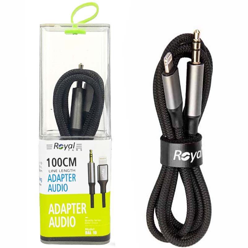 کابل تبدیل AUX To Iphone رویال Royal RAL-10