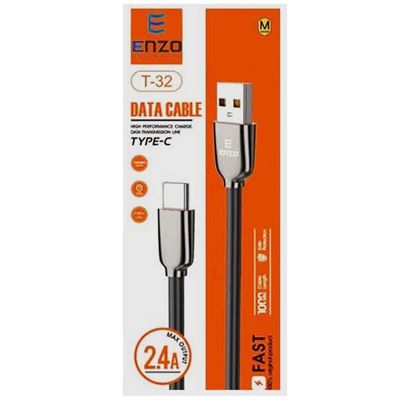 کابل شارژ تایپ سی Type-C انزو Enzo T-32