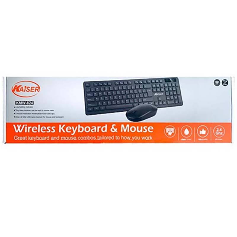 کیبورد و ماوس بی سیم کایزر KAISER KMW824