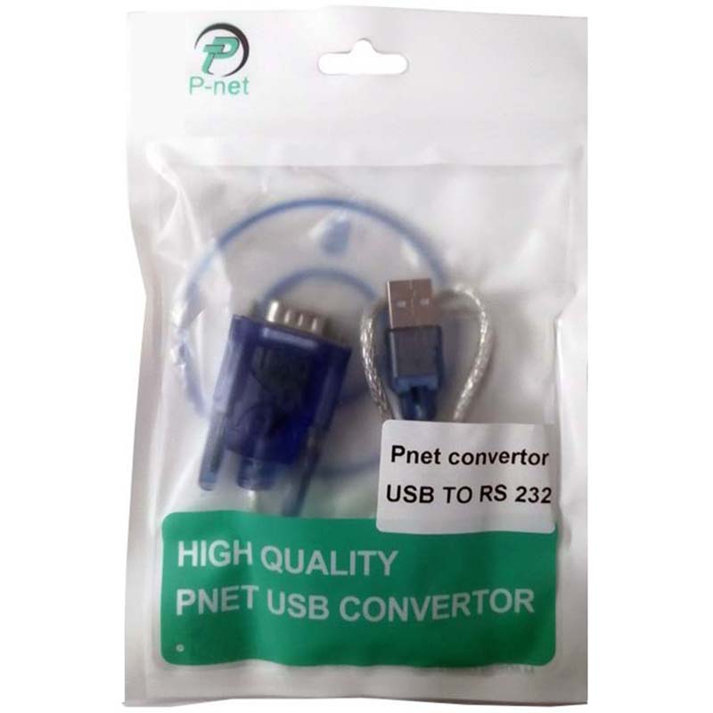تبدیل USB به کام RS232 نری شیلدار پی نت P-NET