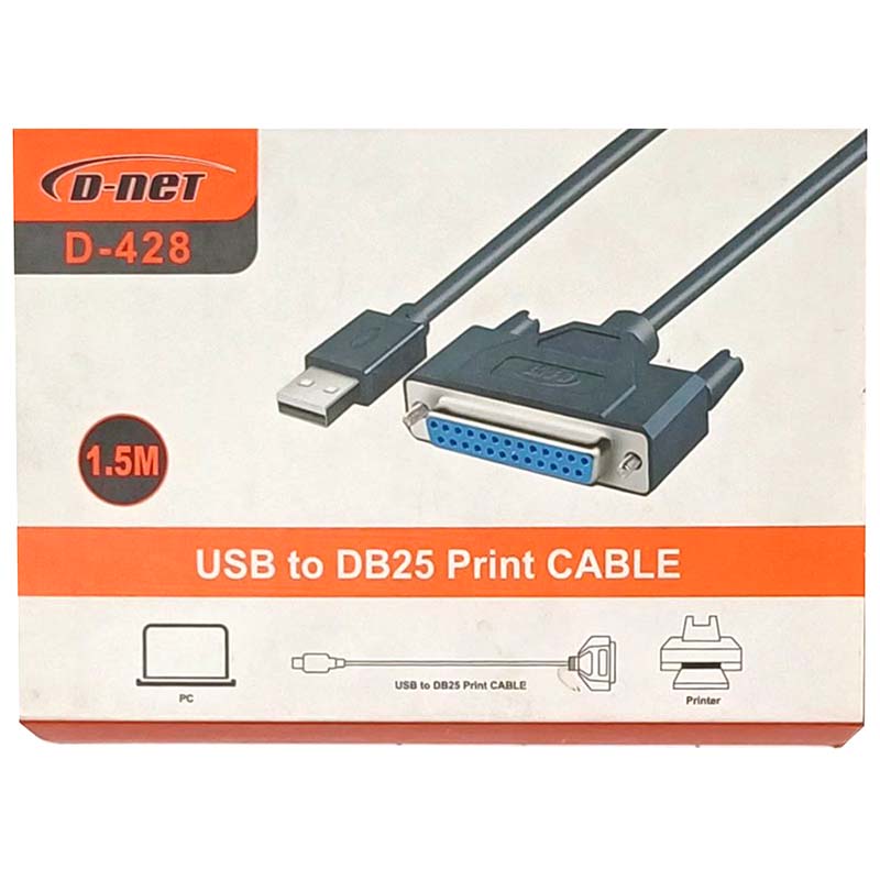 تبدیل USB به پارالل مادگی دی نت D-NET D-428 1284