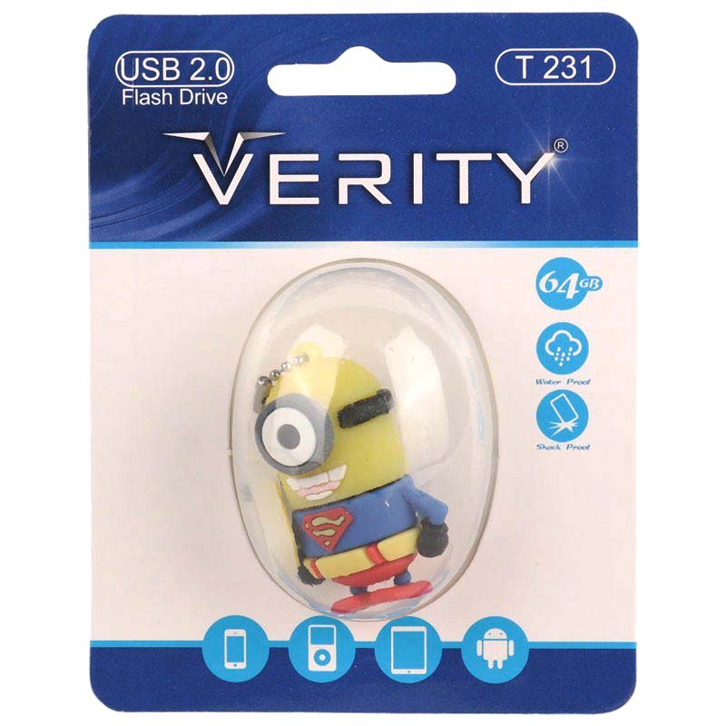 فلش 64 گیگ طرح مینیون VERITY T231