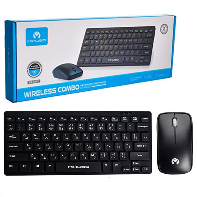 کیبورد و ماوس بی سیم میکاسو Mikuso KB-C017