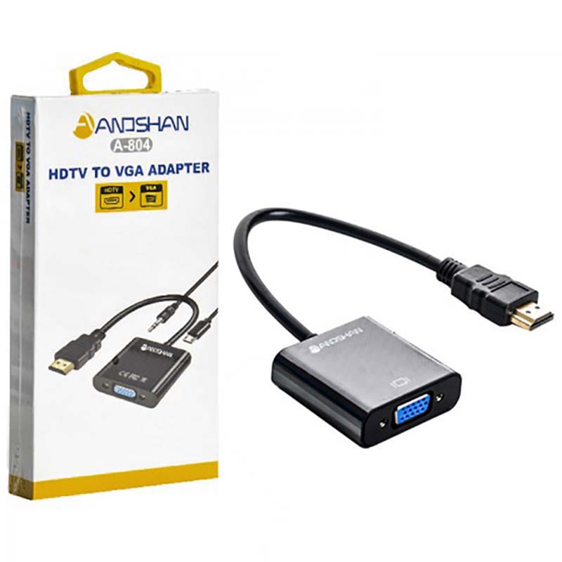 تبدیل HDMI To VGA + Audio +Power آنوشان Anoshan A-804