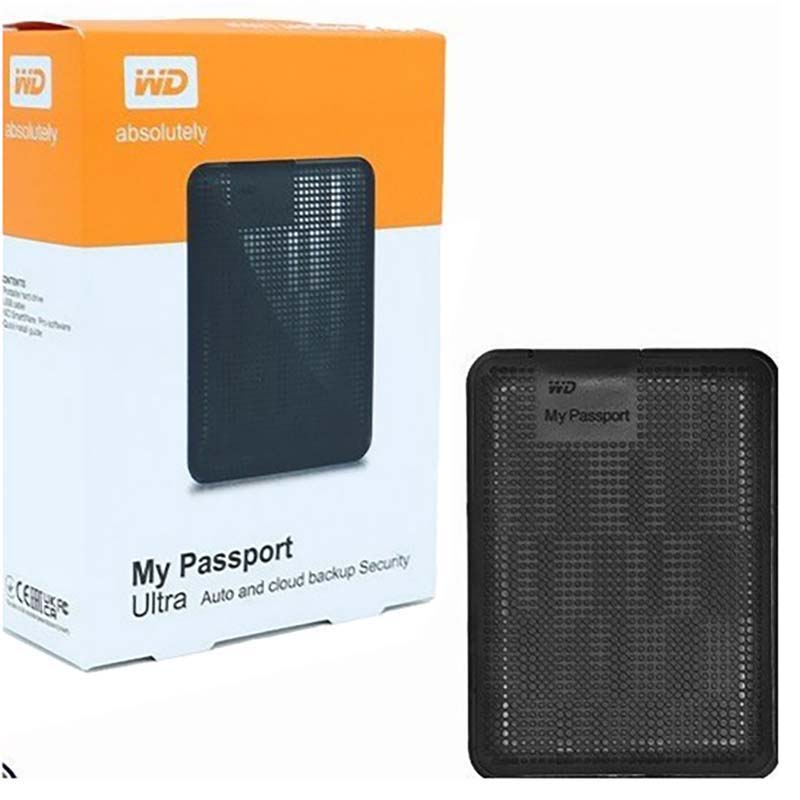 باکس هارد 2.5 اینچ USB3 وسترن دیجیتال مدل MY Passport Ultra پک نارنجی