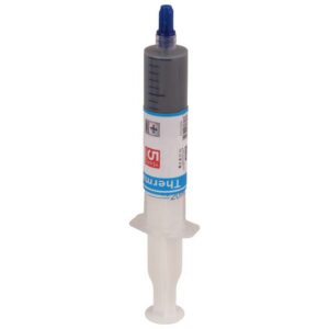 خمیرسیلیکون سرنگی بزرگ نقره ای HM501