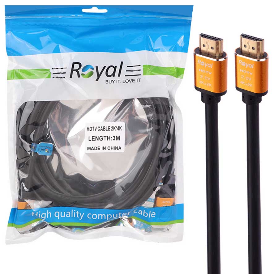 کابل 3 متری HDMI 4K رویال Royal