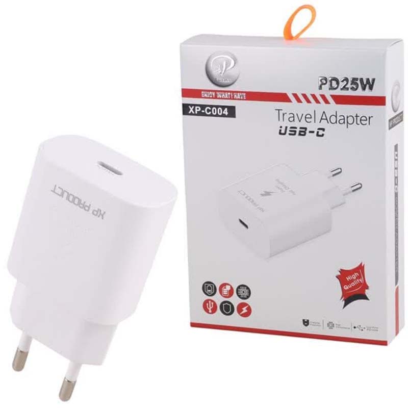 کلگی شارژر 25 وات Type-C فست شارژ ایکس پی XP-C004