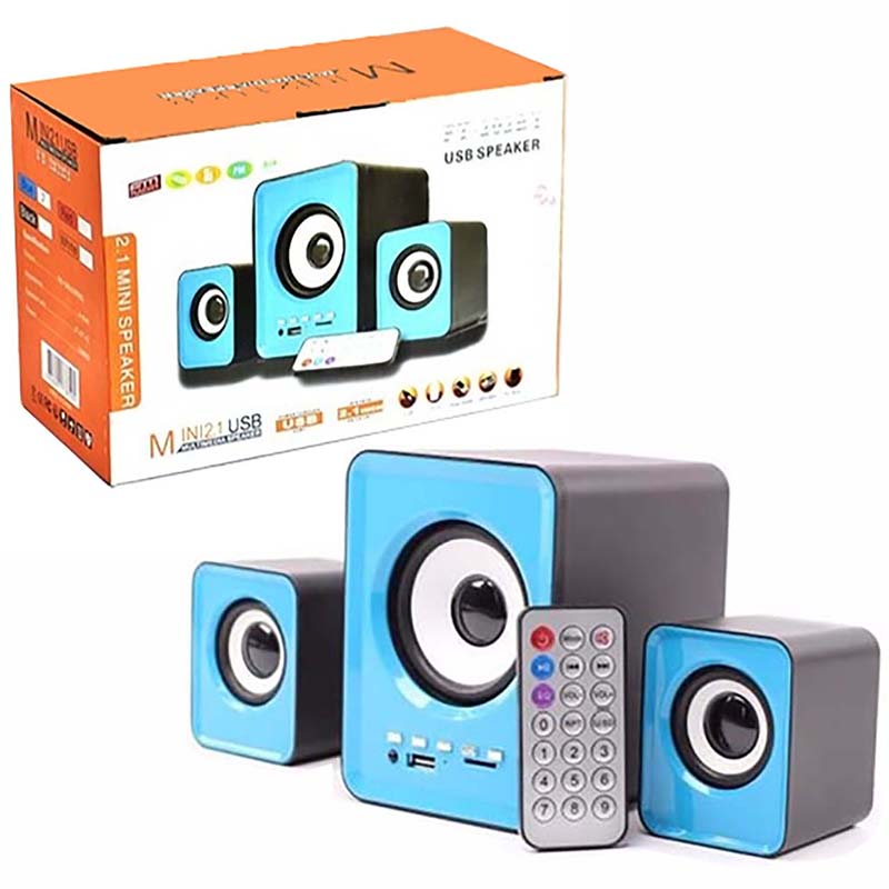 اسپیکر 3 تکه بلوتوثی + ریموت مدل FT-202BT