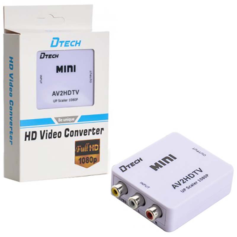 تبدیل AV TO HDMI دی تک DTECH