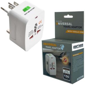 تبدیل برق 3 به 2 همه کاره + 2 پورت USB مدل SH-207