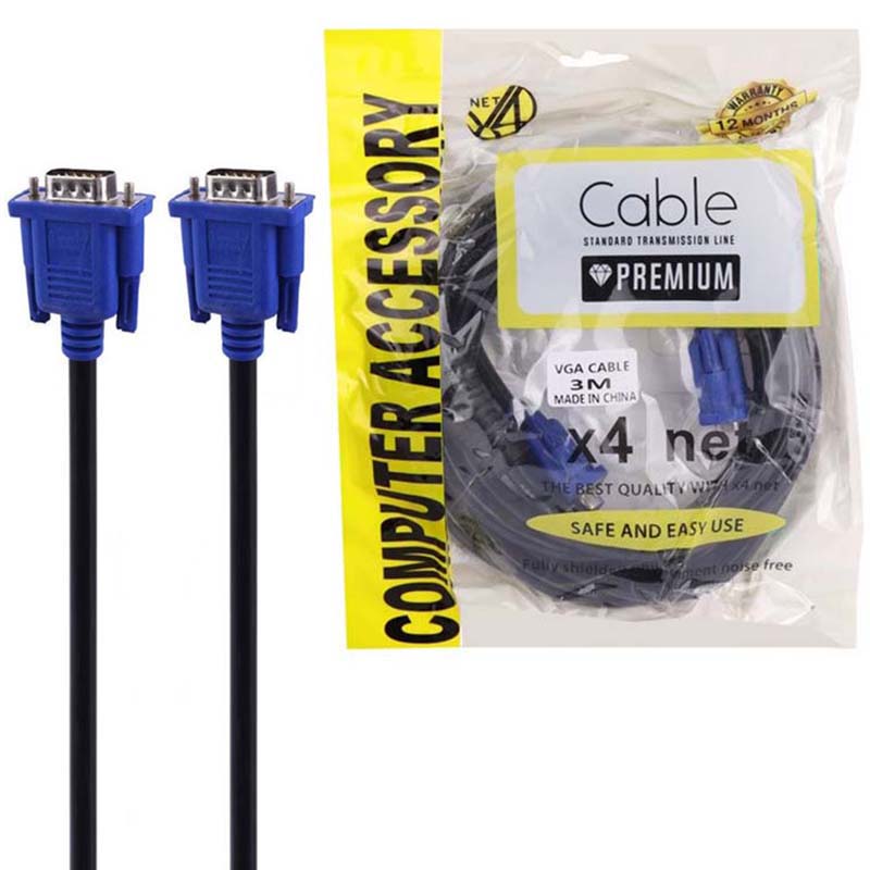 کابل 3 متری VGA ایکس فور نت X4 net