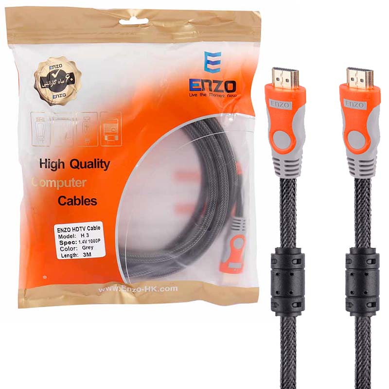 کابل HDMI کنفی 3 متری انزو ENZO