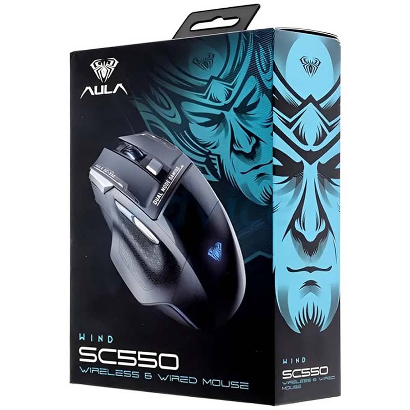 ماوس بی سیم/سیمی گیمینگ شارژی آئولا AULA SC550