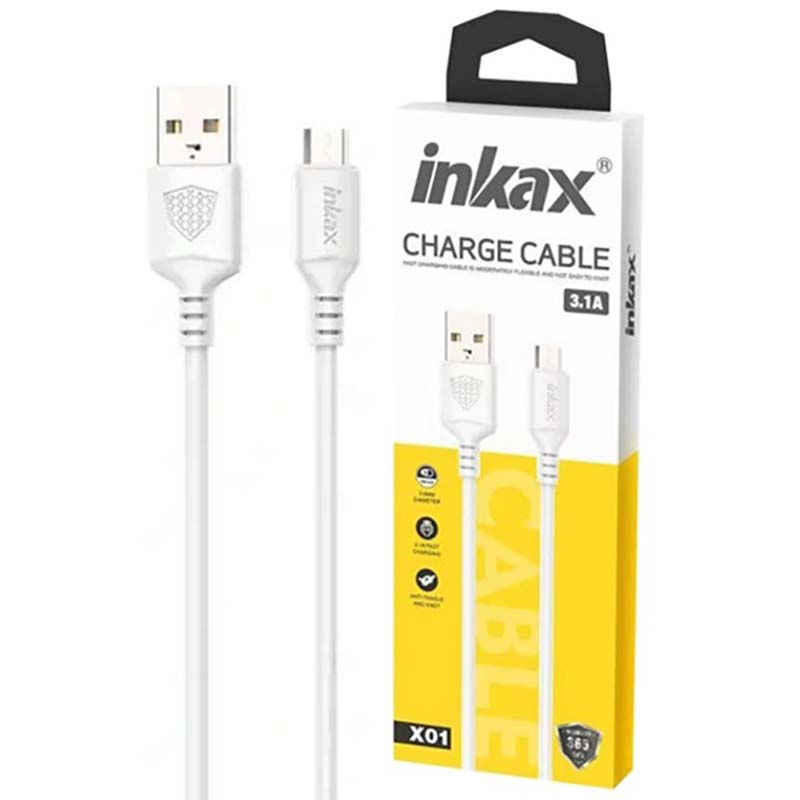 کابل شارژ میکرو MicroUSB اینکاکس inkax X01