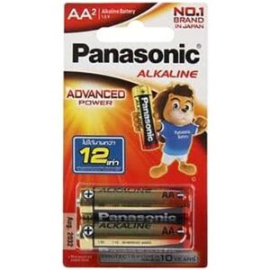 باتری قلمی آلکالاین پاناسونیک Panasonic Alkaline بسته 2 عددی