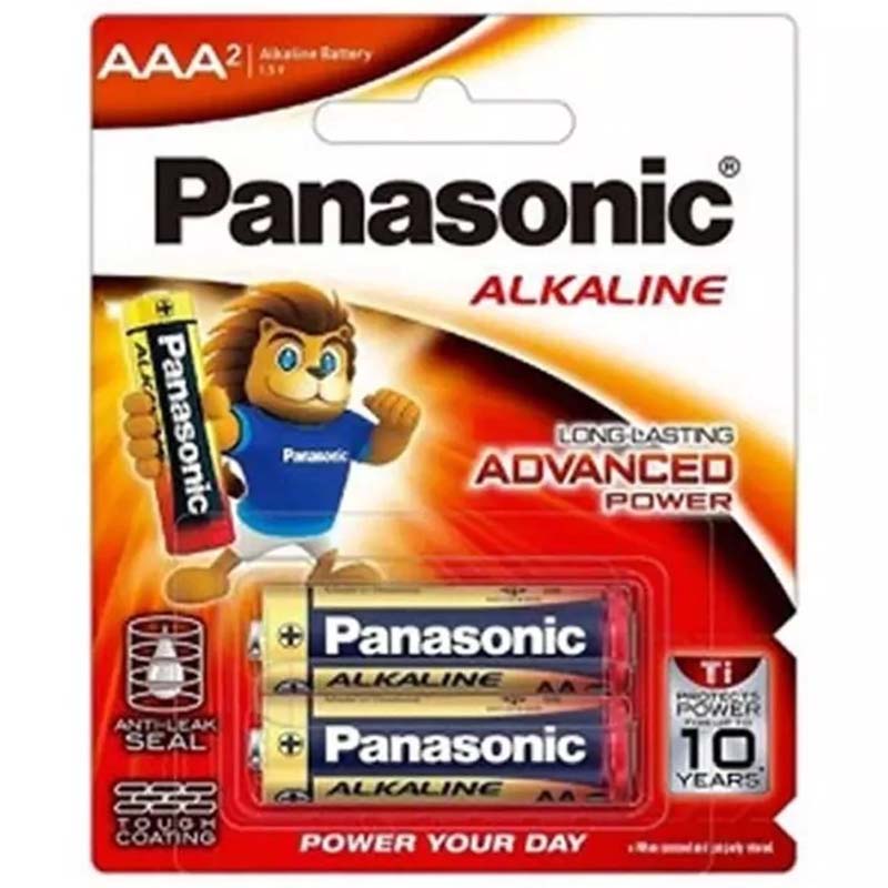 باتری نیم قلمی آلکالاین پاناسونیک Panasonic Alkaline بسته 2 عددی