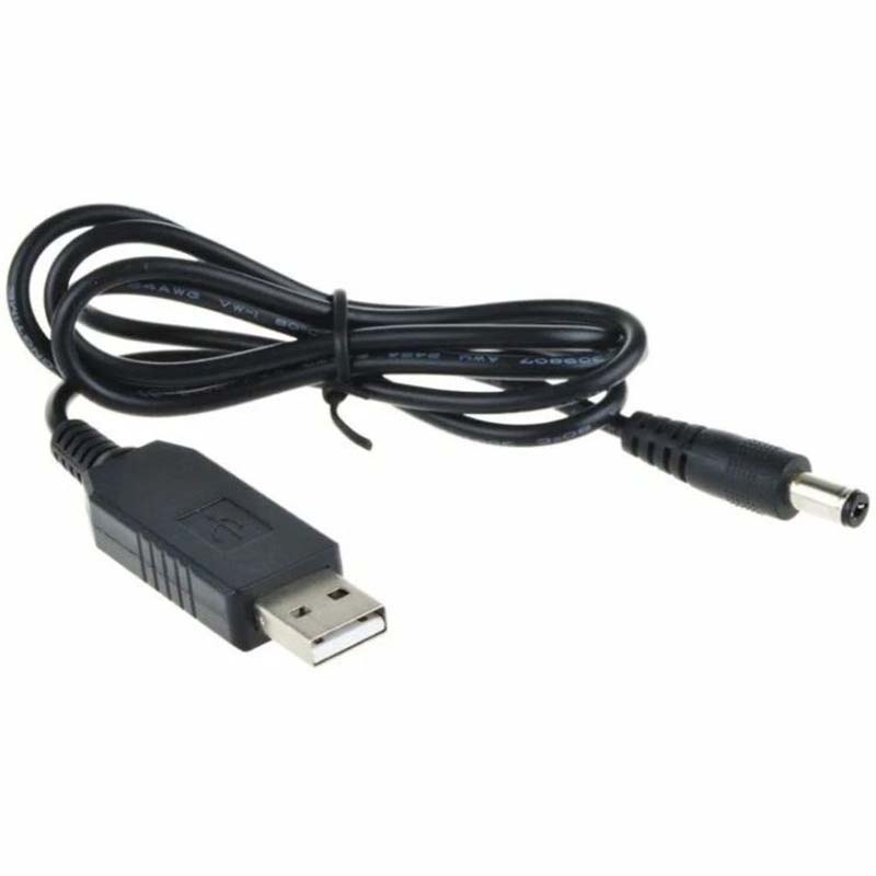 کابل تبدیل 1 متری USB نری به DC 12 ولت