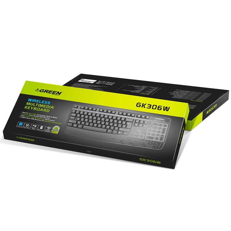 کیبورد بی سیم گرین Green GK-306W
