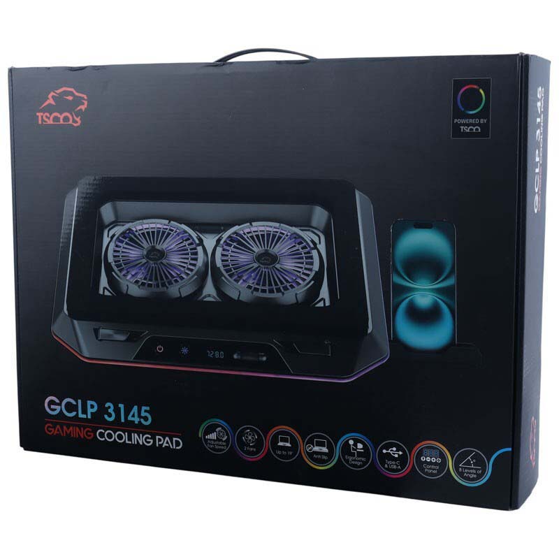 کول پد لپ تاپ گیمینگ 2 فن تسکو Tsco GCLP 3145