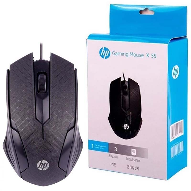 ماوس سیمی طرح اچ پی HP X55