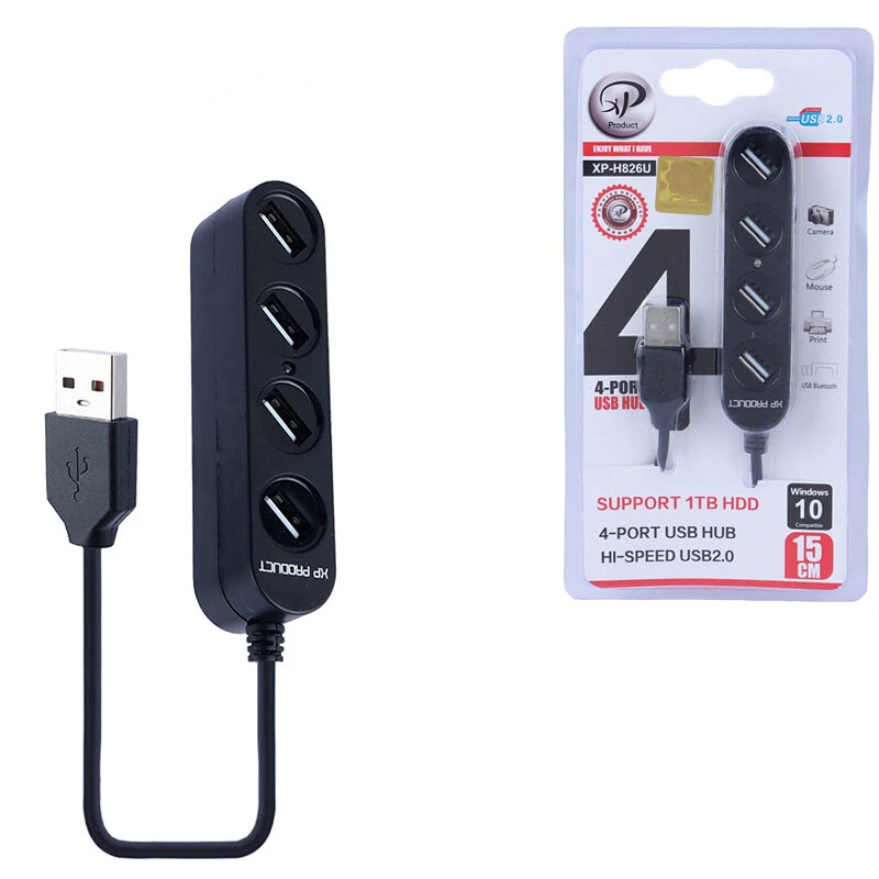 هاب 4 پورت USB2.0 ایکس پی XP-H826