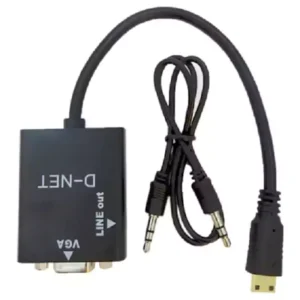 تبدیل MINI HDMI To VGA دی نت D-net