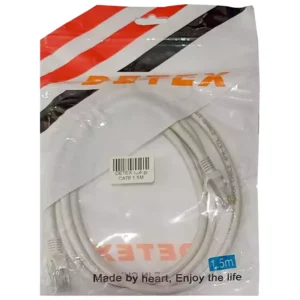 کابل 1.5 متری شبکه CAT6 دیتکس DETEX