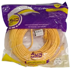 کابل 25 متری شبکه CAT5 او ام دی OMD K828
