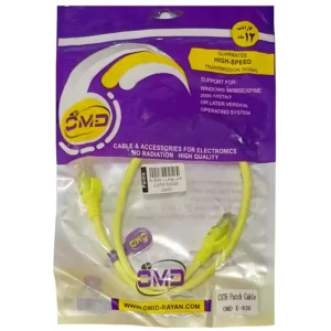 کابل 50 سانتی شبکه CAT6 او ام دی OMD K-830