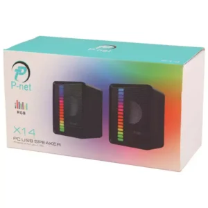 اسپیکر 2 تکه RGB دار پی نت P-NET X-14